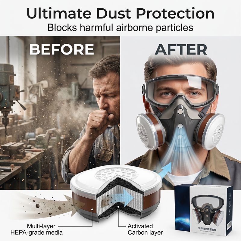 Professional Paint Spraying Respirator Mask