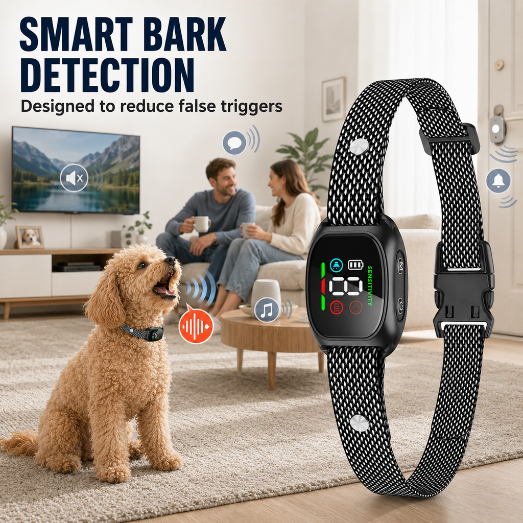 🐕LIMITED TIME 50% OFF!⏳🔥🐶 No-Shock Anti-Bark Collar with Beep and Vibration