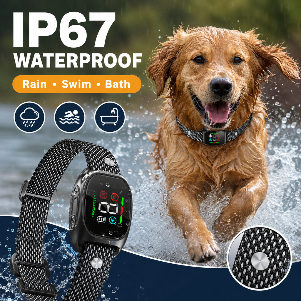 🐕LIMITED TIME 50% OFF!⏳🔥🐶 No-Shock Anti-Bark Collar with Beep and Vibration