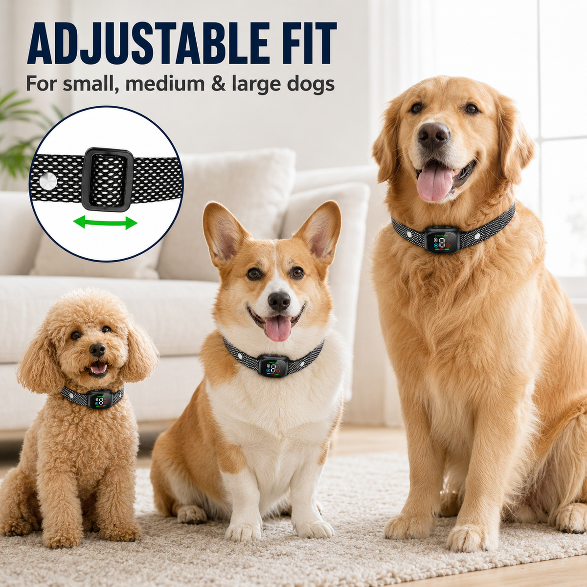 🐕LIMITED TIME 50% OFF!⏳🔥🐶 No-Shock Anti-Bark Collar with Beep and Vibration