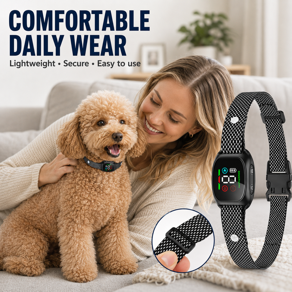 🐕LIMITED TIME 50% OFF!⏳🔥🐶 No-Shock Anti-Bark Collar with Beep and Vibration
