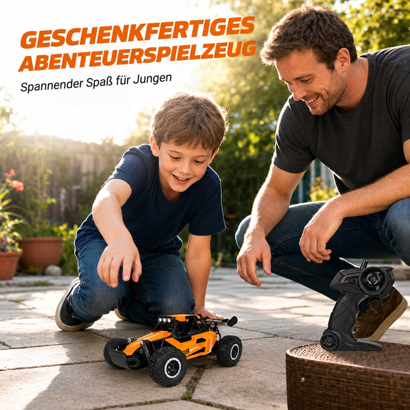 🏎️ 50% OFF NOW! High-Speed RC Off-Road Car – 4WD, Shock-Absorbing Suspension & LED Lights ✨