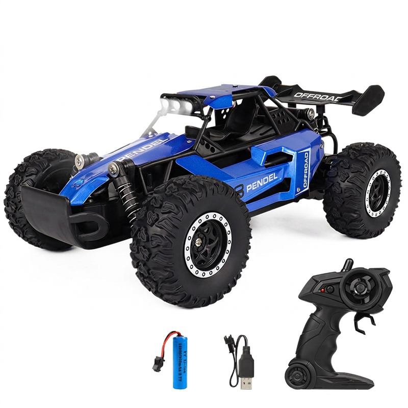 🏎️ 50% OFF NOW! High-Speed RC Off-Road Car – 4WD, Shock-Absorbing Suspension & LED Lights ✨
